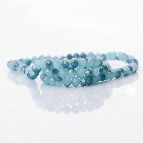 Fashion Faceted Crystal Glass Porcelain Beads