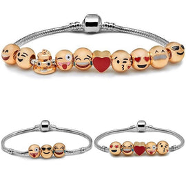 DIY Funny Emoji Beads Bracelets