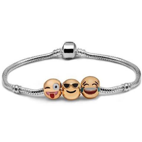 DIY Funny Emoji Beads Bracelets