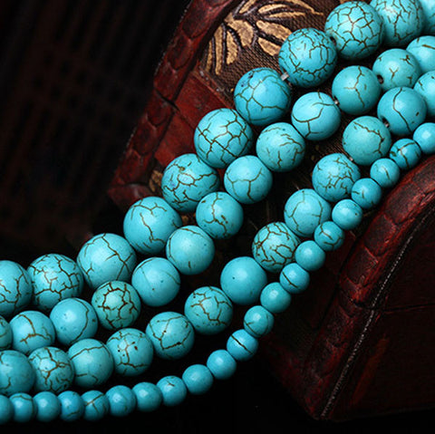 Natural Green Stone Beads For Necklace and Bracelet
