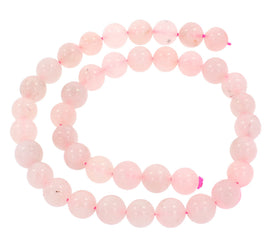 Natural Stone Pink Quartz Beads