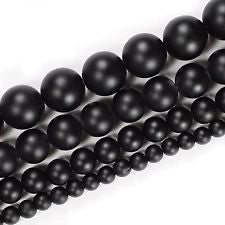 Quality Black Round Jewelry Beads