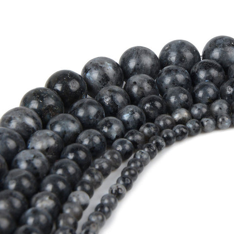 Black Lava Stone Beads For Bracelet